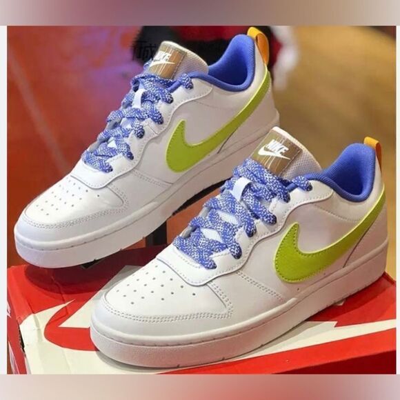 Nike court borough low boys 5.5 ladies 7.5 - Picture 2 of 7